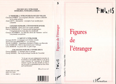 Tumultes, Figures de l'Étranger, Immigrés, nomades, exilés (9782738430878-front-cover)