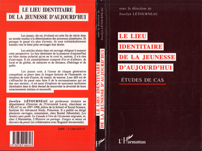 LE LIEU IDENTITAIRE DE LA JEUNESSE D'AUJOURD'HUI, Etudes de cas (9782738452313-front-cover)