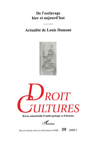 Droit et Cultures, DROIT ET CULTURES N° 39 (9782738491985-front-cover)