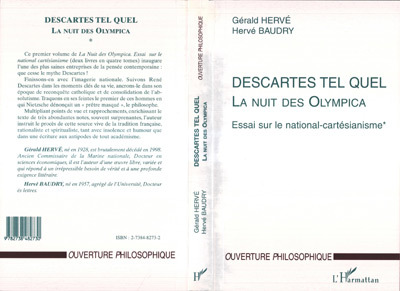 DESCARTES TEL QUEL, La nuit des Olympica. - Essai sur le national-cartésianisme (9782738482730-front-cover)