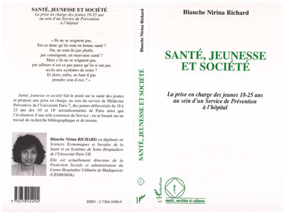 Santé, jeunesse et société, La prise en charge des jeunes 18-25 ans au sein d'un service de prévention à l'hôpital (9782738454904-front-cover)