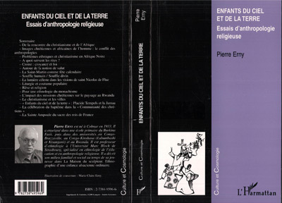 ENFANTS DU CIEL ET DE LA TERRE, Essais d'anthropologie religieuse (9782738495969-front-cover)