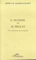 Husserl et M. Proust, A la recherche du moi perdu (9782738449412-front-cover)