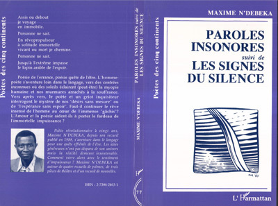 Paroles insonores suivi de Les singes du silence (9782738424037-front-cover)
