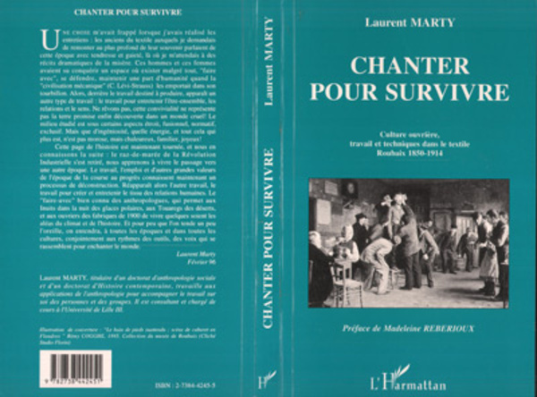 Chanter pour survivre, Culture ouvrière, travail et techniques dans le textile (9782738442451-front-cover)