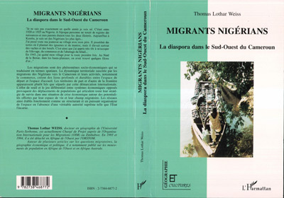 Géographie et Cultures, Migrants Nigérians, La diaspora dans le Sud-Ouest du Cameroun (9782738468772-front-cover)