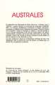 Australes, Etudes historiques aixoises sur l'Afrique australe et l'Océan Occidental (9782738444738-back-cover)