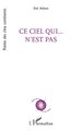 Ce Ciel Qui N'est Pas (9782738460462-front-cover)