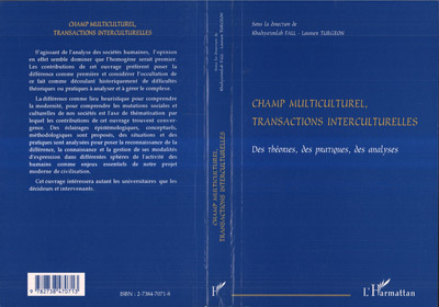 Champ Multiculturel, Transactions Interculturelles (9782738470713-front-cover)