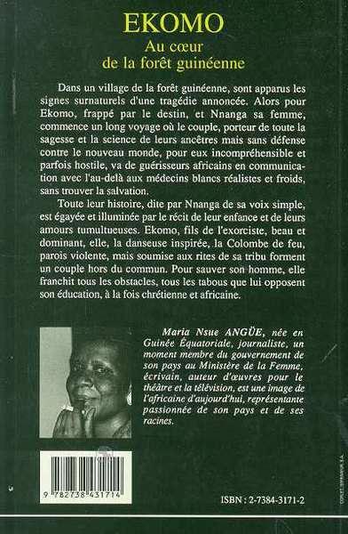 Ekomo, Au coeur de la forêt guinéenne (9782738431714-back-cover)