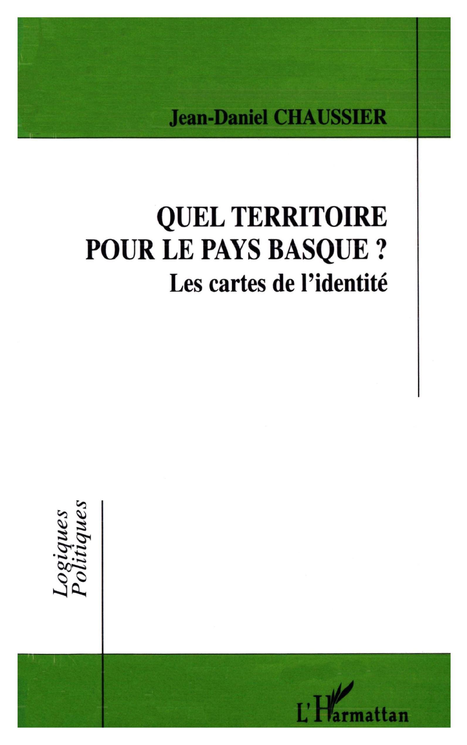 Quel territoire pour le pays basque ? Les cartes de l'identité (9782738441171-front-cover)