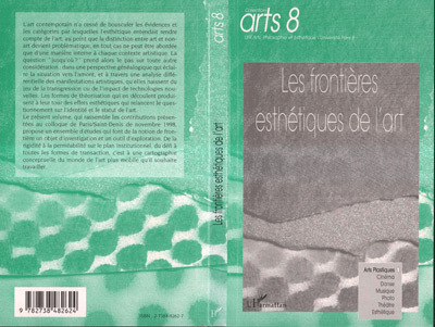 LES FRONTIÈRES ESTHETIQUES DE L'ART (9782738482624-front-cover)