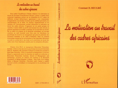 LA MOTIVATION AU TRAVAIL DES CADRES AFRICAINS (9782738468932-front-cover)