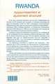 Cahiers Africains, Rwanda, Appauvrissement et ajustement structurel (9782738431011-back-cover)