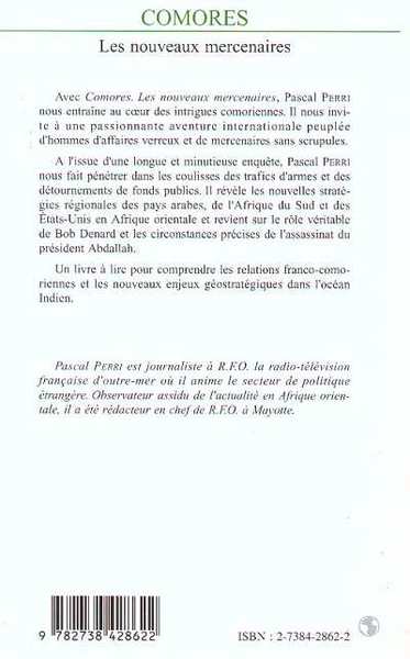 Comores, Les nouveaux mercenaires (9782738428622-back-cover)