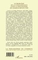 LE PROBLÈME DE LA CONNAISSANCE DANS LA PHILOSOPHIE DE CHARLES RENOUVIER (9782738473943-back-cover)