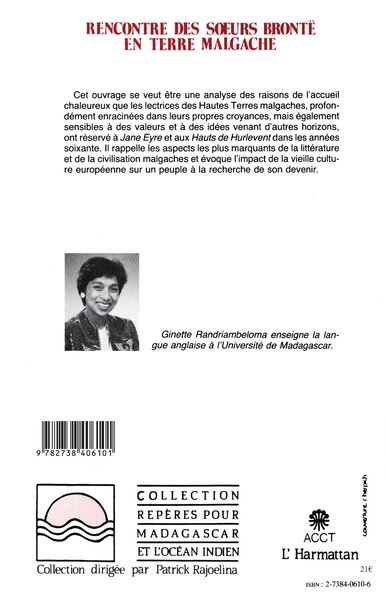 Rencontre des soeurs Brontë en terre malgache (9782738406101-back-cover)