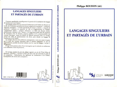 LANGAGES SINGULIERS ET PARTAGES DE L'URBAIN (9782738476333-front-cover)