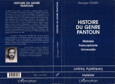 Histoire du Genre Pantoun, Malaisie, Francophonie, Universalie (9782738462961-front-cover)