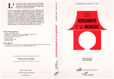 Les monuments et la mémoire (9782738419033-front-cover)