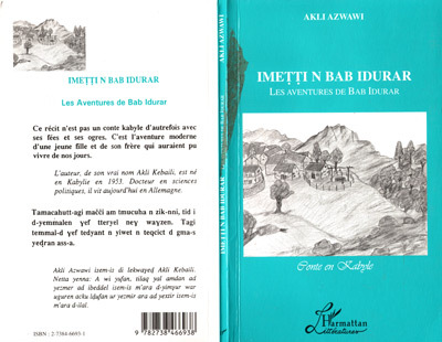 LES AVENTURES DE BAB IDURAR, Imetti n Bab Idurar - (Conte intégralement en Kabyle) (9782738466938-front-cover)