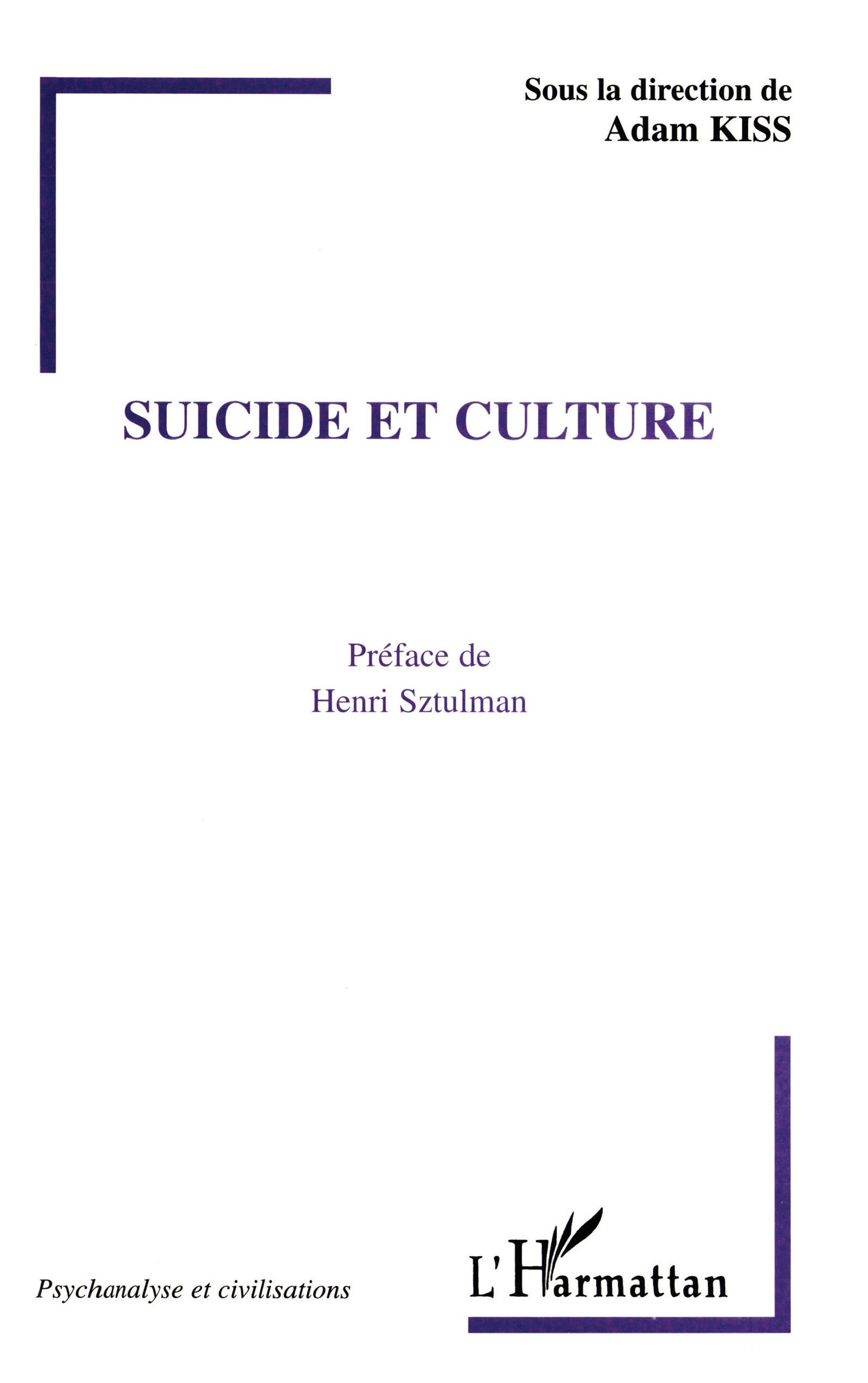 SUICIDE ET CULTURE (9782738480835-front-cover)
