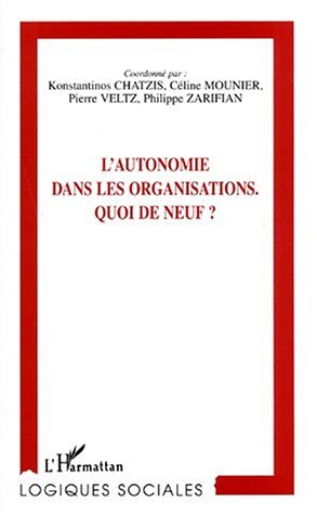 L'AUTONOMIE DANS LES ORGANISATIONS (9782738481122-front-cover)