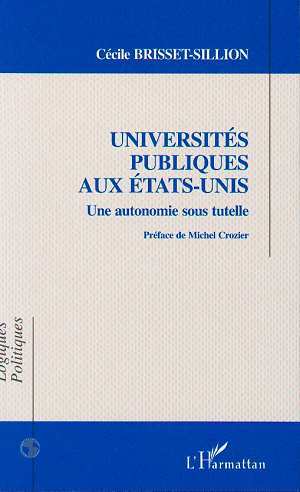 Universités publiques aux États-Unis, Une autonomie sous tutelle (9782738452788-front-cover)