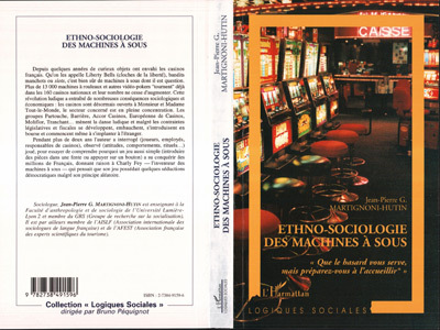ETHNO-SOCIOLOGIE DES MACHINES A SOUS (9782738491596-front-cover)