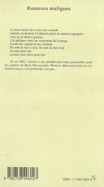 RUMEURS MALIGNES (9782738496027-back-cover)