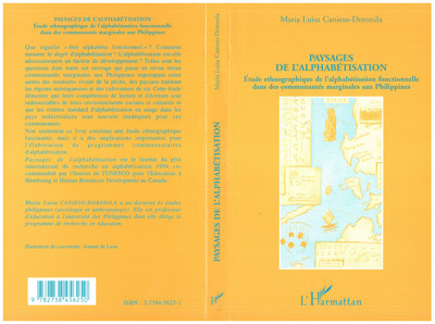 PAYSAGES DE L'ALPHABETISATION, Étude ethnographique de l'alphabétisation fonctionnelle dans des communautés marginales au Philip (9782738456250-front-cover)