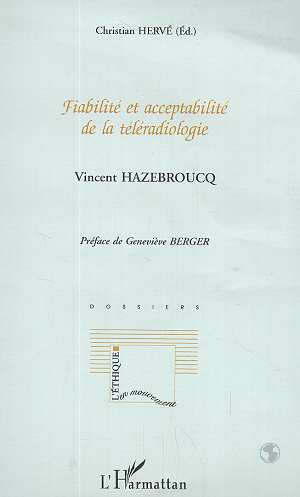 FIABILITÉ ET ACCEPTABILITÉ DE LA TÉLÉRADIOLOGIE (9782738495112-front-cover)