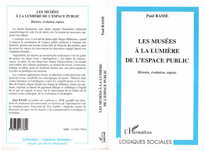 LES MUSÉES A LA LUMIÈRE DE L'ESPACE PUBLIC, Histoire, évolution, enjeux (9782738477699-front-cover)