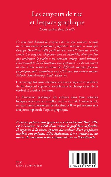 LES CRAYEURS DE RUE ET L'ESPACE GRAPHIQUE, Craie-action dans la ville (9782738495488-back-cover)