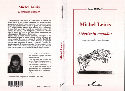 Michel Leiris l'écrivain Matador (9782738464378-front-cover)