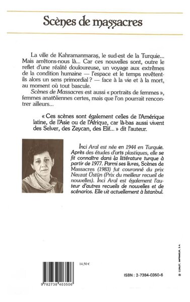 Scènes de massacre, femmes anatoliennes (9782738403506-back-cover)