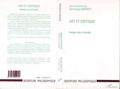 ART ET CRITIQUE, Dialogue avec la Caraïbe (9782738486141-front-cover)