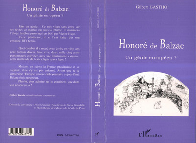 HONORÉ DE BALZAC, Un génie européen ? (9782738487759-front-cover)