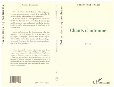Chants d'automne (9782738441928-front-cover)