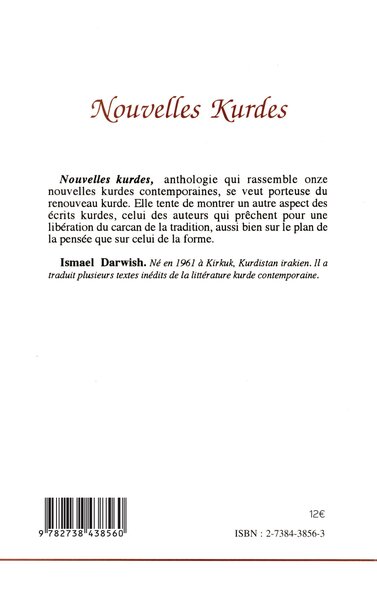 Nouvelles kurdes, (recueil) (9782738438560-back-cover)
