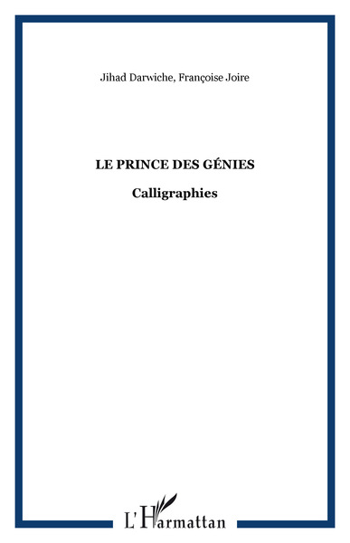 Le prince des génies, Calligraphies (9782738415073-front-cover)