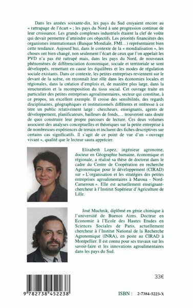 PETITES ENTREPRISES ET GRANDS ENJEUX, Le développement agroalimentaire local Tome II - Tome II (9782738452238-back-cover)