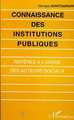 Connaissance des institutions publiques, Répères à l'usage des acteurs sociaux (9782738429513-front-cover)