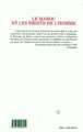 Le Maroc et les droits de l'homme, Positions, réalisations et perspectives (9782738428011-back-cover)
