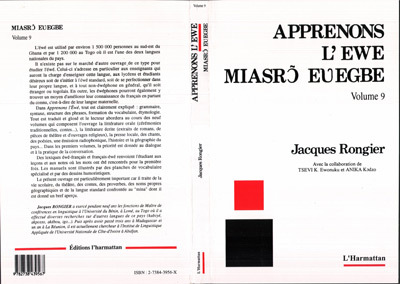 Apprenons l'ewe, Volume 9 (9782738439567-front-cover)