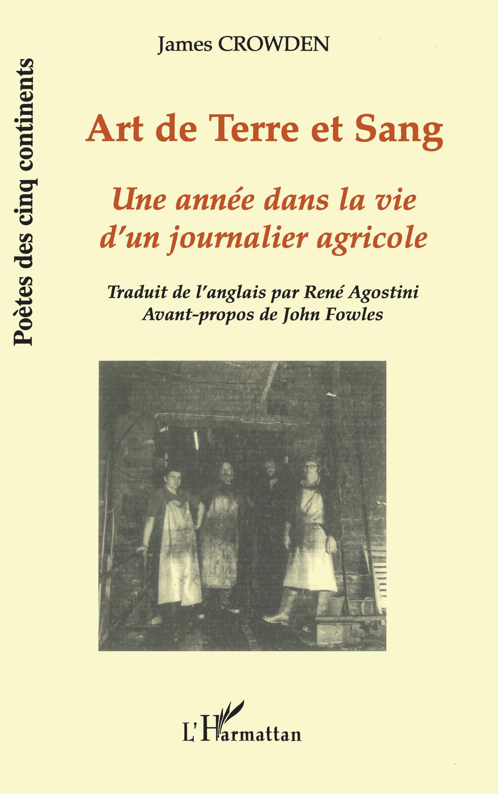 ART DE TERRE ET SANG, Une année dans la vie d'un journalier agricole (9782738497642-front-cover)