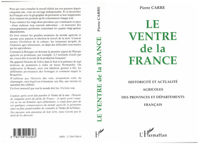 Le ventre de la France, Historicité et actualité agricoles des provinces et départements français (9782738452603-front-cover)