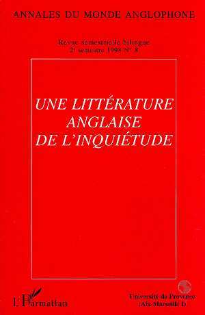 Annales du Monde Anglophone, Une littérature anglaise de l'inquiétude (9782738472076-front-cover)
