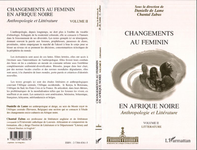 CHANGEMENTS AU FEMININ EN AFRIQUE NOIRE, Anthropologie et Littérature - Volume II (9782738483614-front-cover)