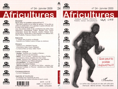 Africultures, Que peut la poésie aujourd'hui ? (9782738488534-front-cover)